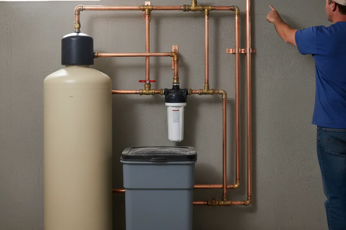 Whole-house water treatment system installed in Elgin